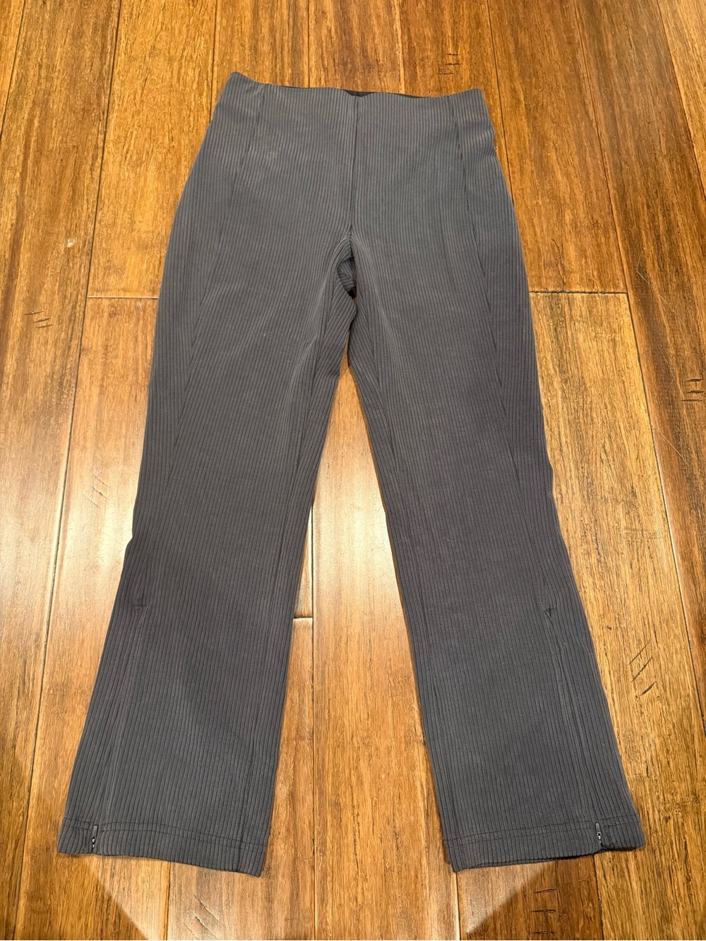 Lululemon Softstream Ribbed Flare Stretch Pants - Charcoal